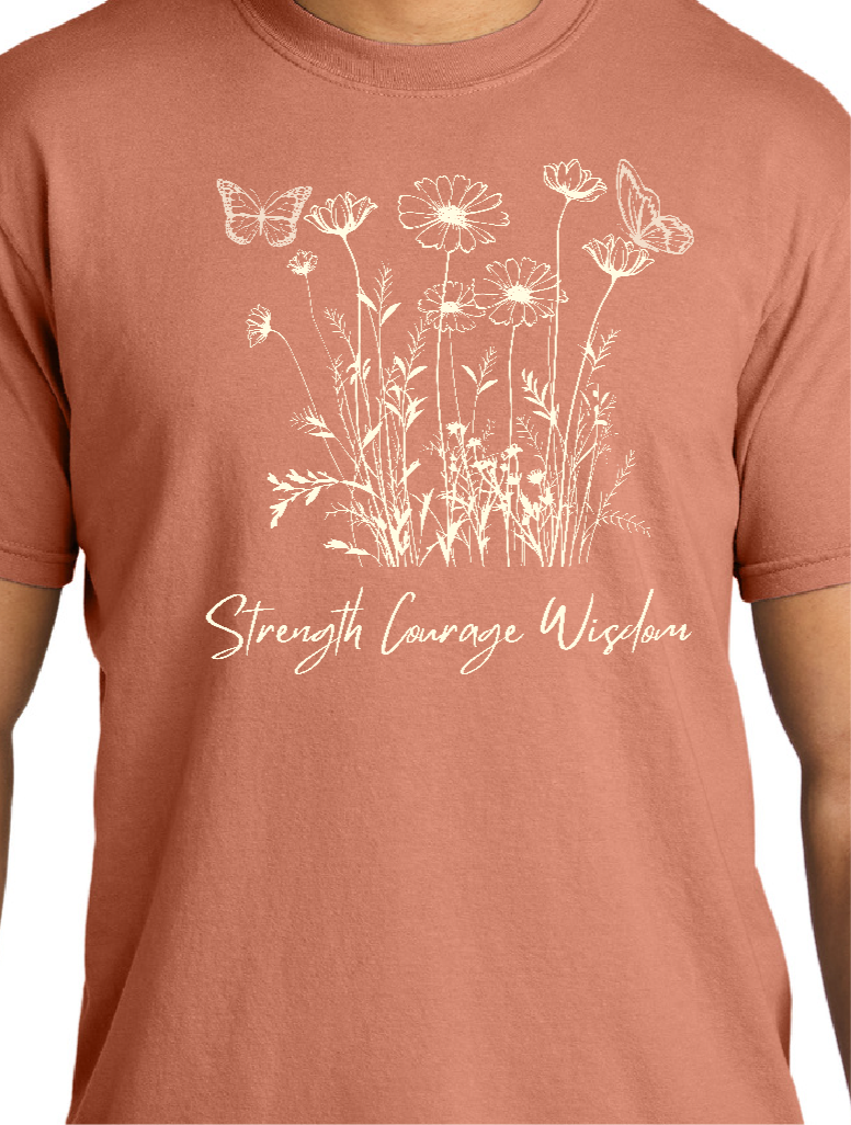 Strength Courage Wisdom T-shirt