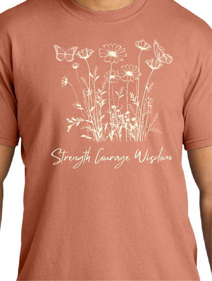 Strength Courage Wisdom T-shirt