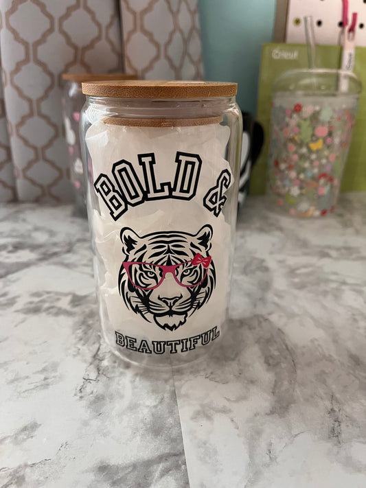 Bold & Beautiful Glass Can 16oz