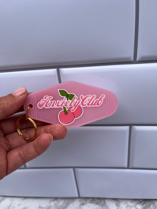 Anxiety Club - Hotel Keychain